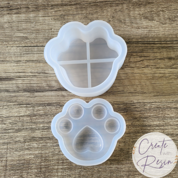 Paw Print Trinket Pot Mould