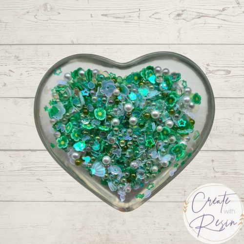 Green Floral Inserts