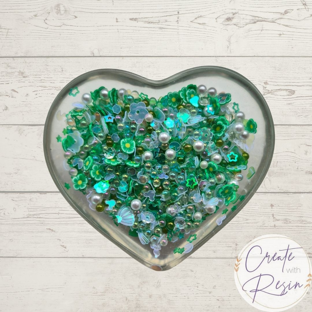 Green Floral Inserts