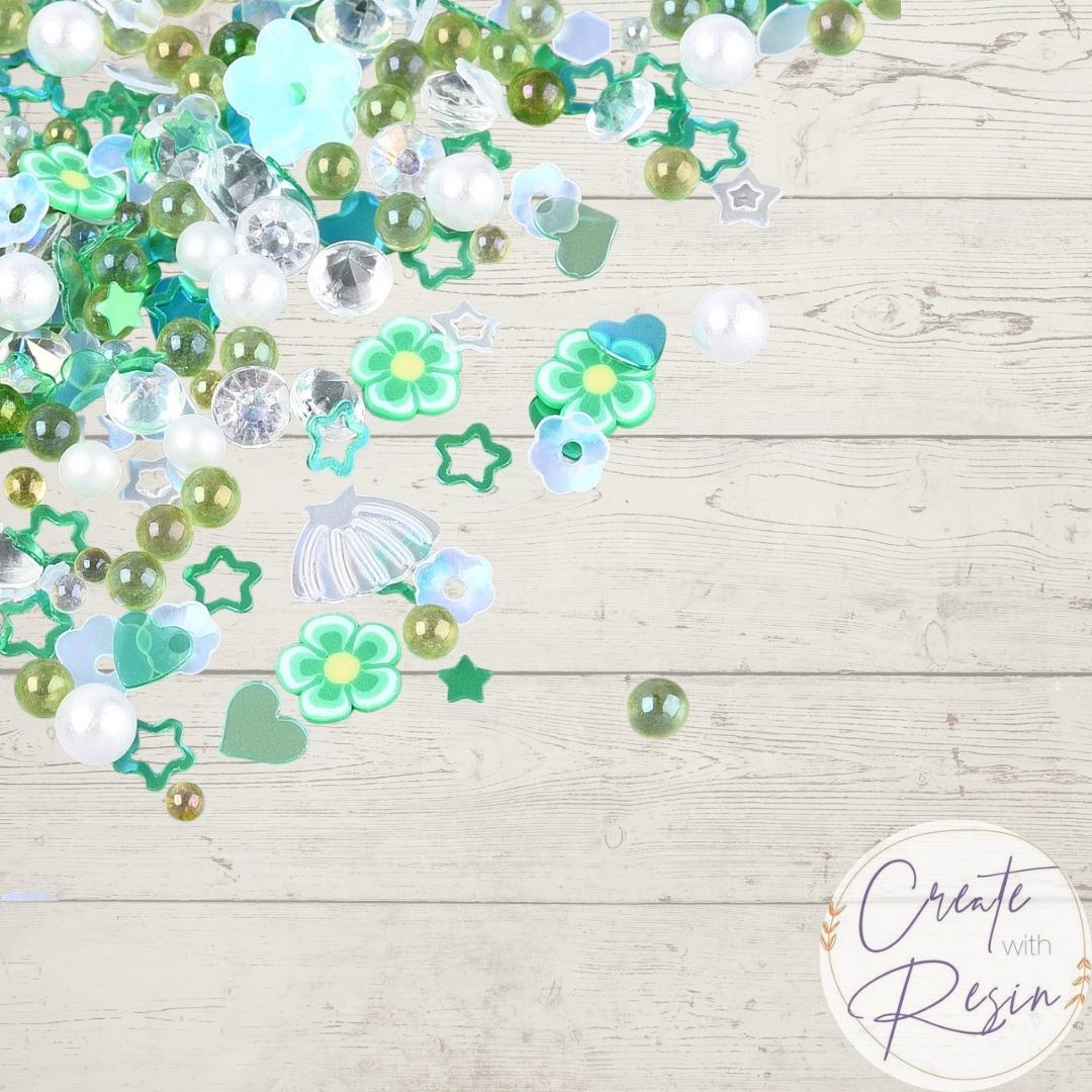 Green Floral Inserts - Image 2